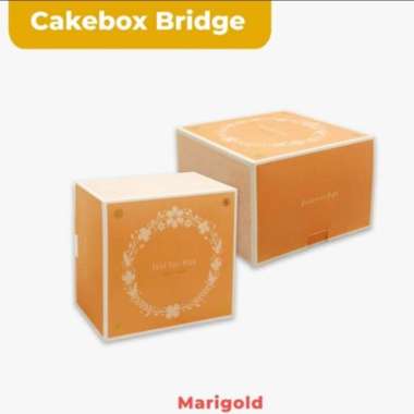 Cake Box Bridge - Dus Kue Marigold - 22 X 22