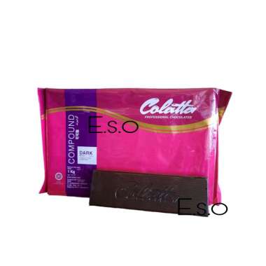 colatta dark 200gr repak - coklat batang colatta dark compound