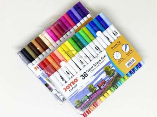 Color Brush Pen Pena Kuas Warna Joyko CLP-39 1 SET = 36 Warna
