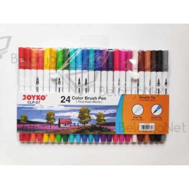 Color Brush Pen Joyko 24 Warna ( Kuas & Pen 24 color) CLP-07