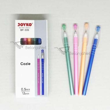 Pen Pulpen Ballpoint Ball Pen Cozie Joyko BP-335 0.5mm [1 LUSIN]