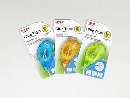 Pita Lem Dua Sisi | Glue Tape Double Sided Joyko GLTP-777 8 meter
