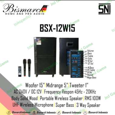 SPEAKER BISMARCK BSX-12W15