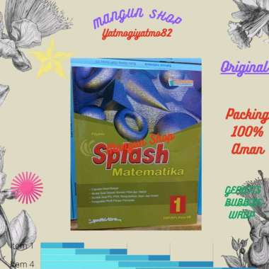 Buku Splash Matematika Kelas VII. 7 SMP. Kurikulum Merdeka Yudhistira