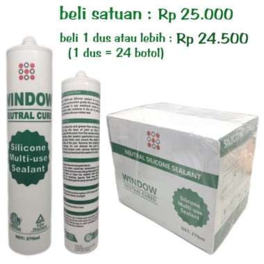 Silent Netral Warna Putih (Harga Promoo) / Silent Kaca Putih Multicolor