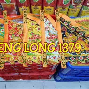 Bendera Panji Naga Taiwan 5 Warna Bordir Halus Seri 15