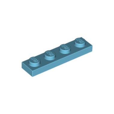 LEGO PARTS 6070757 - Plate 1x4 Medium Azure