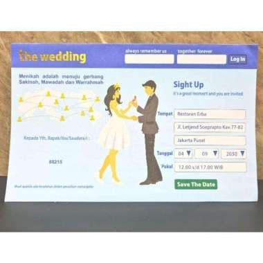 Undangan Blangko Erba 88215