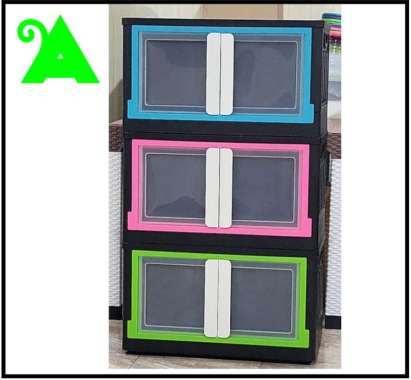 Lemari Box Lipat Container Lipat Storage Box Lipat Folding Container Box Tempat Baju