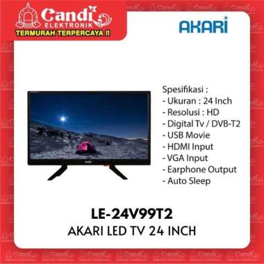 AKARI LED TV 24 INCH LE-24V99T2 / LE24V99T2