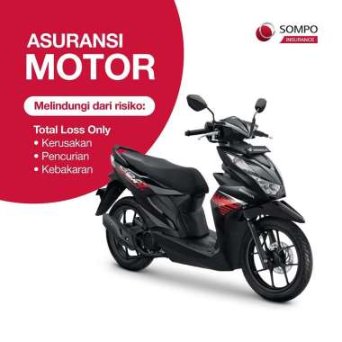 SOMPO Insurance for Honda New Beat Esp Fi Sporty Cbs Sepeda Motor [Vin 2020- Otr Jabodetabek] No Har