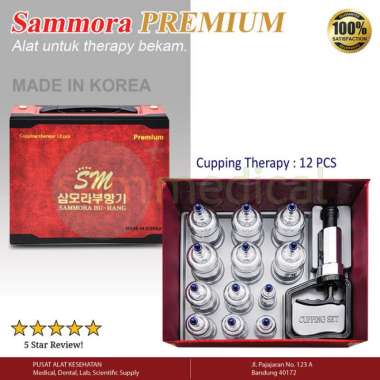 Sammora Alat Bekam Premium Cup Theraphy 12 pcs