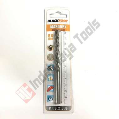 BLACKFOOT Mata Bor Beton 8 mm - Masonry Drill Bor Tembok