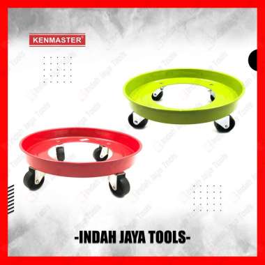 KENMASTER Tatakan Tabung Gas 3 12 Kg Besi Roda - 3kg 12kg Dudukan Tabu