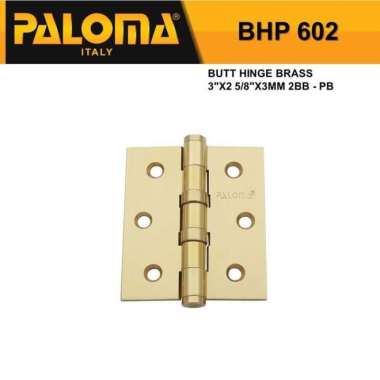 Engsel Jendela 3 Inch Paloma QHBHP 602 - 3" inch Engsel Jendela Stainless Exclusive Brass Murah Berk