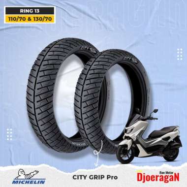 Paket Ban Freego Michelin CITY GRIP Ring 12 100/90 & 110/90 NEW SCOOPY
