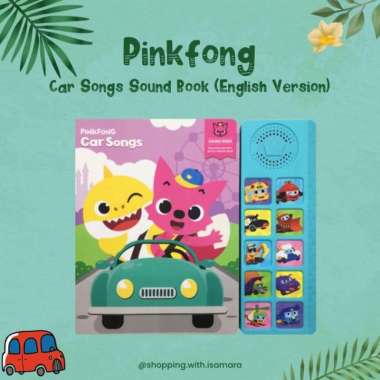 Pinkfong Car Songs Sound Book / Board Book / Buku / Baby Shark