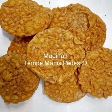 KERIPIK TEMPE RASA MANIS PEDES FAVORIT 500GRAM
