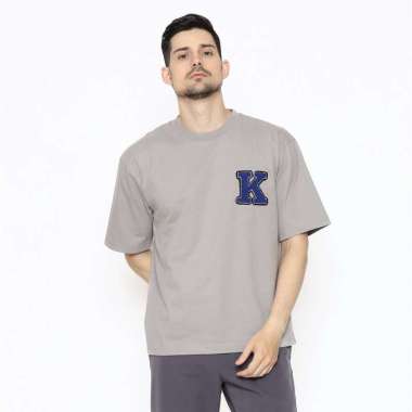 Kasual Kaos Grey Super K Oversized Tee Abu L