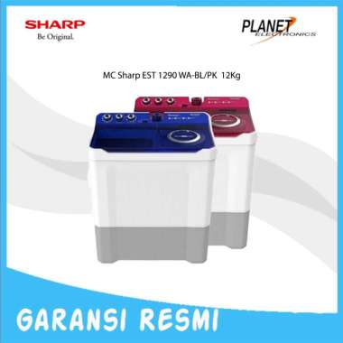 Mesin Cuci 2 Tabung 12Kg Sharp EST 1290 WA/RD