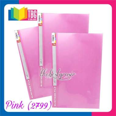 1 PCS BISNIS FILE JENIA MAP SNEL MAP PLASTIK BUSINESS FILE SNELHECTER PINK R-2799