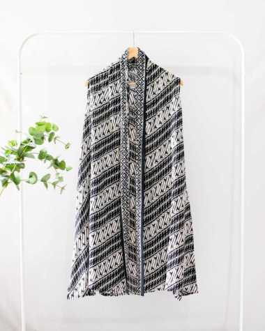 ATASAN BATIK OUTER BATIK WANITA BATIK BATIK HITAM MODERN PARANG OUTER WANITA CARDIGAN BATIK WANITA H