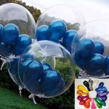 Balon PVC BENING TRANSPARAN 18 inch Hijau