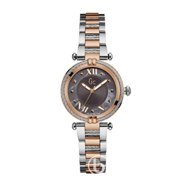 Guess Collection GCY18015L5 Cable Chic Genuine Diamond Swiss Made Jam Tangan Wanita [Original] Black