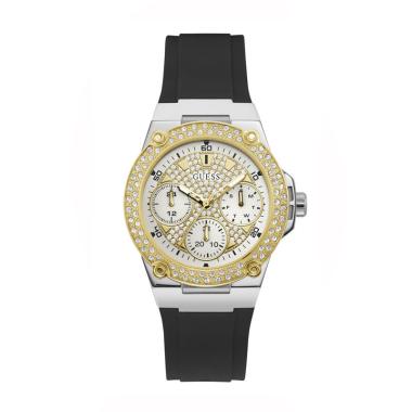 GUESS GW1291L1 Zena Sunray Glitz Multifunction Jam Tangan Wanita Gold Black