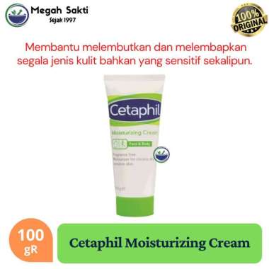 Cetaphil Moisturizing Cream 100 gR - Krim Pelembab Wajah & Kulit