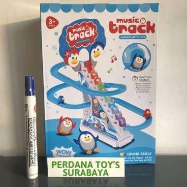 Mainan Anak-Mainan Track Seluncur Pinguin