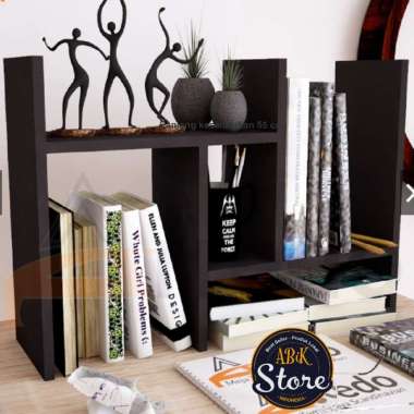 Rak Buku Meja Dinding Minimalis Rak Meja Belajar Rak Buku Kayu Lemari
