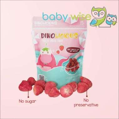 Dinolicious Freeze Dried Fruit 15gr strawberry