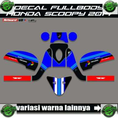 STRIPING DECAL DEKAL PLISIR decal striping full body honda Scoopy 2014_2016 04