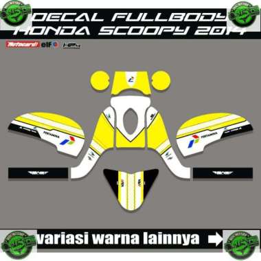 STRIPING DECAL DEKAL PLISIR decal striping full body honda Scoopy 2014_2016 05