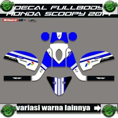 STRIPING DECAL DEKAL PLISIR decal striping full body honda Scoopy 2014_2016 07