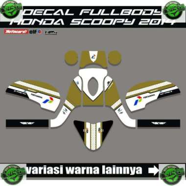 STRIPING DECAL DEKAL PLISIR decal striping full body honda Scoopy 2014_2016 08
