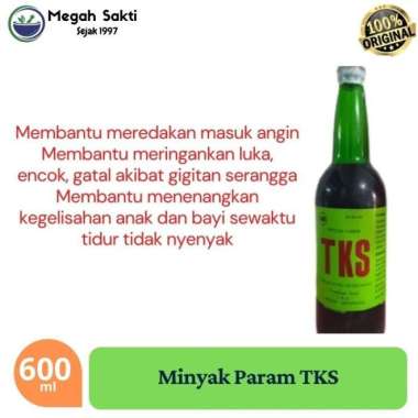 Minyak Gosok Param TKS 600ml ( Botol Bir )