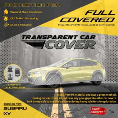 Body Cover Sarung Mobil Plastik SUBARU XV Tebal Anti Air WATERPROOF