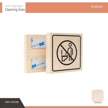 do not litter sign system - toilet signage - dilarang buang sampah