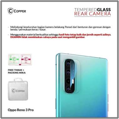 Oppo Reno 3 Pro - Copper Tempered Glass Kamera