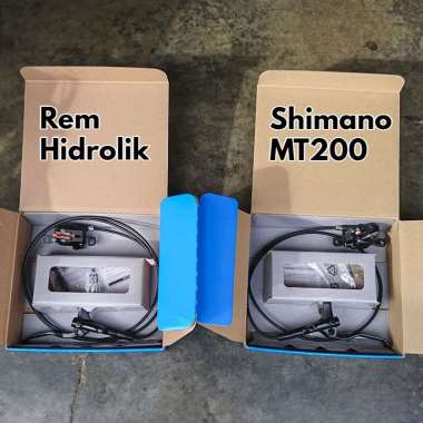 Brakeset Shimano MT200 Rem Hidrolik Discbrake Sepeda MTB Lipat