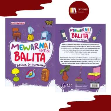 BUKU MEWARNAI UNTUK BALITA BENDA DI RUMAHKU