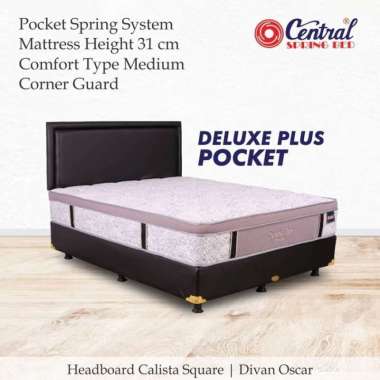 Spring Bed Central Grand Deluxe Pocket Full Set 160x200Spring Bed Central Grand Deluxe Pocket Full Set 160x200
