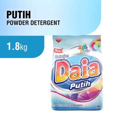 Promo Harga Daia Deterjen Bubuk Putih 1800 gr - Blibli