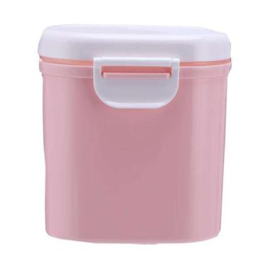 Baby Safe Milk Compartment Large Tempat Susu Bubuk Bayi - Pink [800 ml]