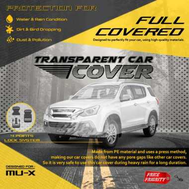 Body Cover Sarung Mobil Plastik ISUZU MUX MU X LAMA Tebal Anti Air WATERPROOF