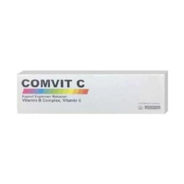 Comvit C B Kompleks dan Vitamin C Multivitamin Suplemen Makanan Kapsul