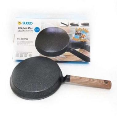 Crepe Pan Suggo 22cm gagang kayu