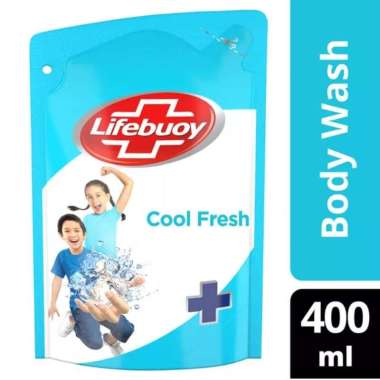 LIFEBUOY Sabun Mandi Cair Cool Fresh Pouch 400ml